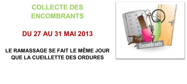 COLLECTE DES ENCOMBRANTS